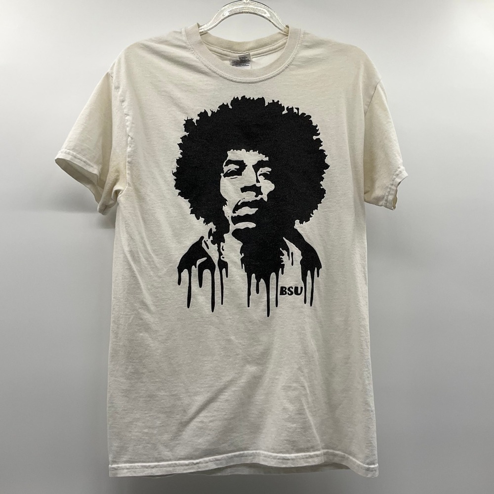 Rare Jimi Hendrix Shirt BSU Sz Small Boho Grungecore Rockcore Hippie 70s Panther